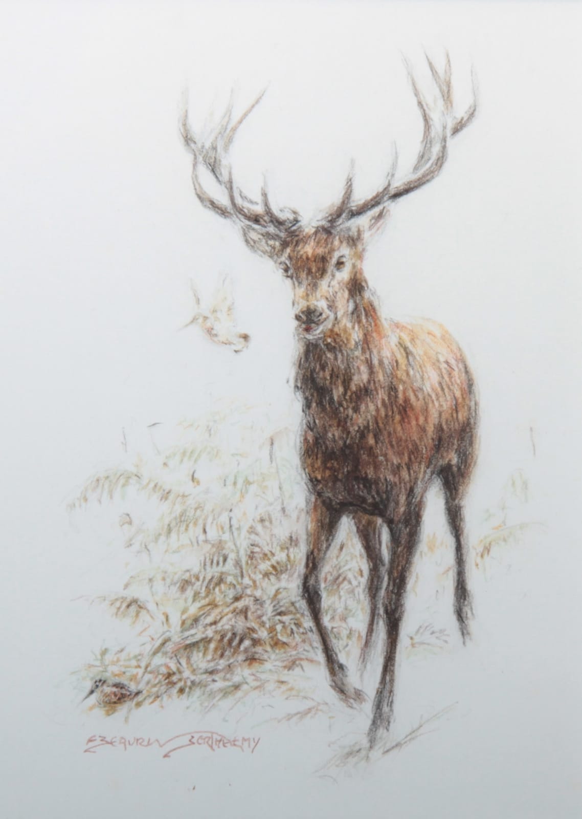 François Beaurin-Berthélemy, Cerf et bécasse