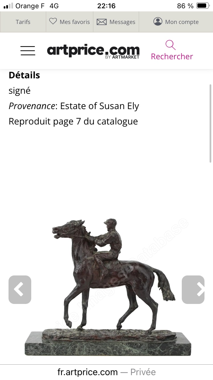 René Paris, The start (Cheval au départ)