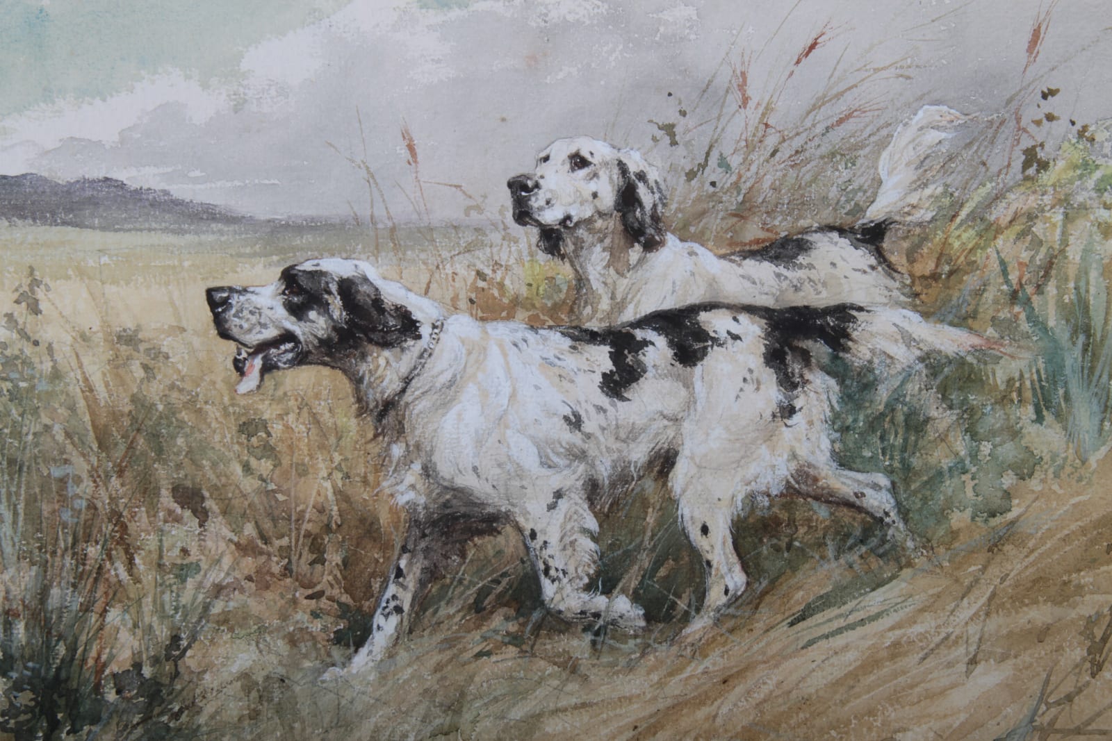 Olivier de Penne, Deux Setter Anglais, 1880