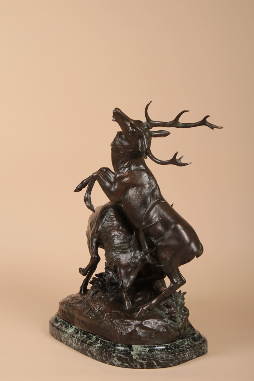 Georges Gardet, Le grand combat de cerf, circa 1905