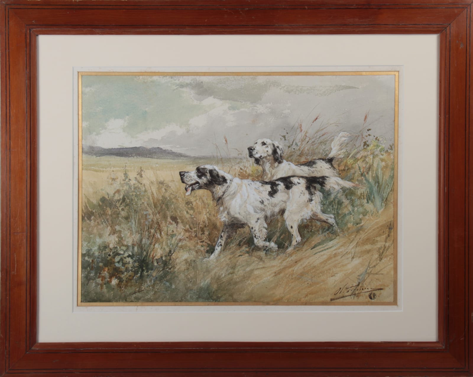 Olivier de Penne, Deux Setter Anglais, 1880