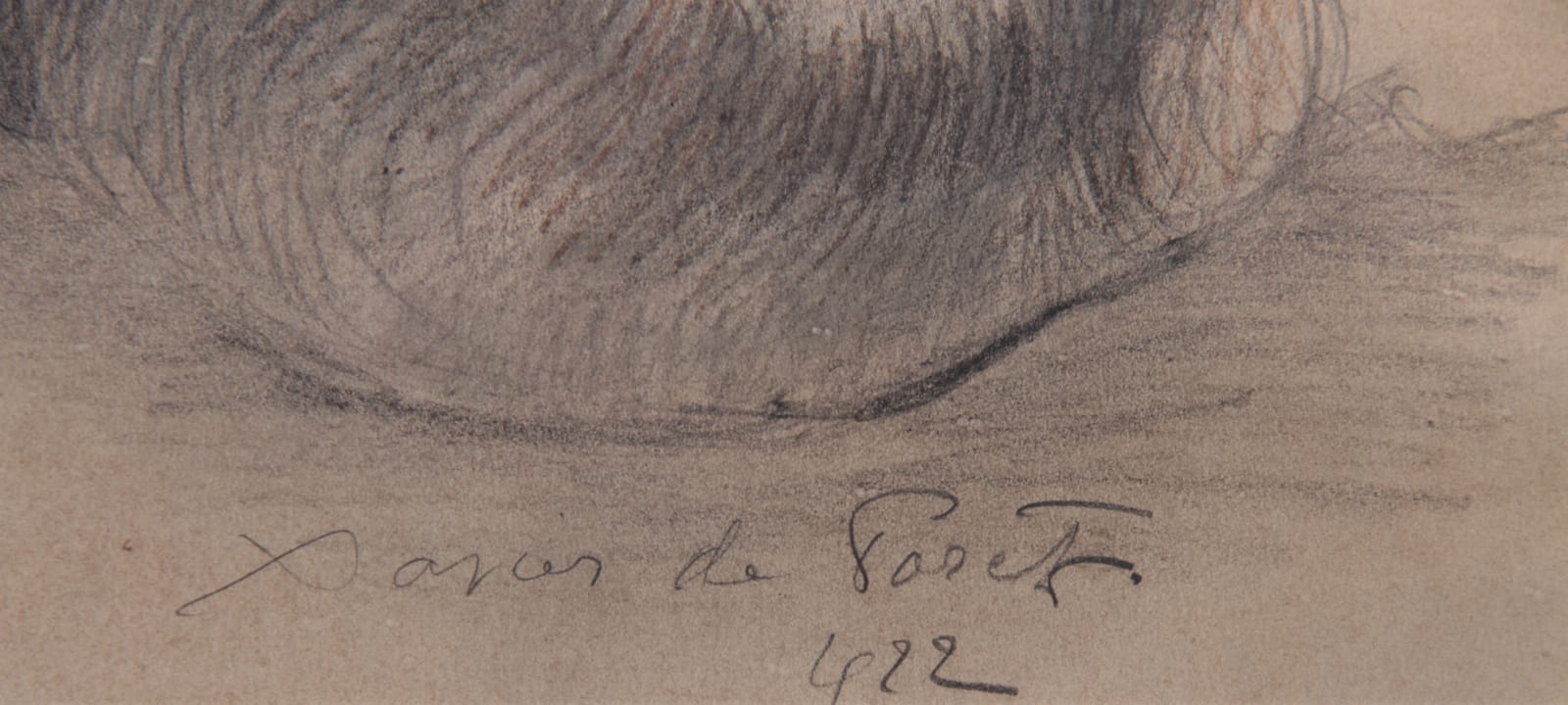 Xavier de Poret, Etude de chèvres des montagnes d'Afrique du Nord, 1922