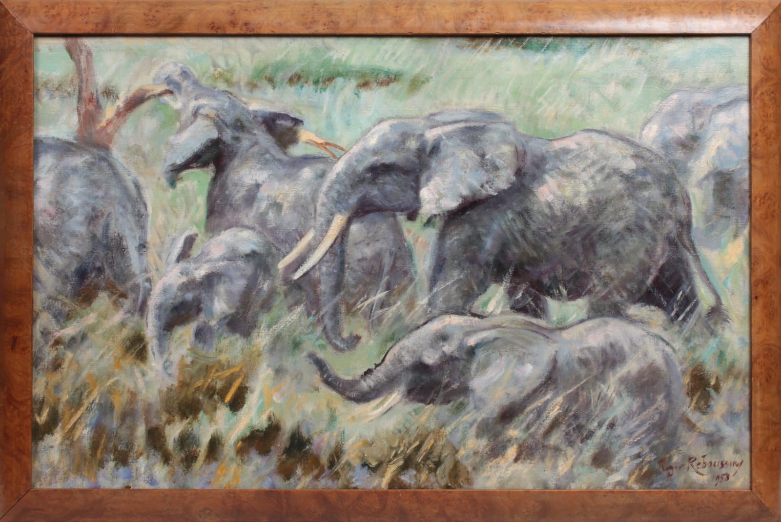 Roger Reboussin, Elephants, 1958