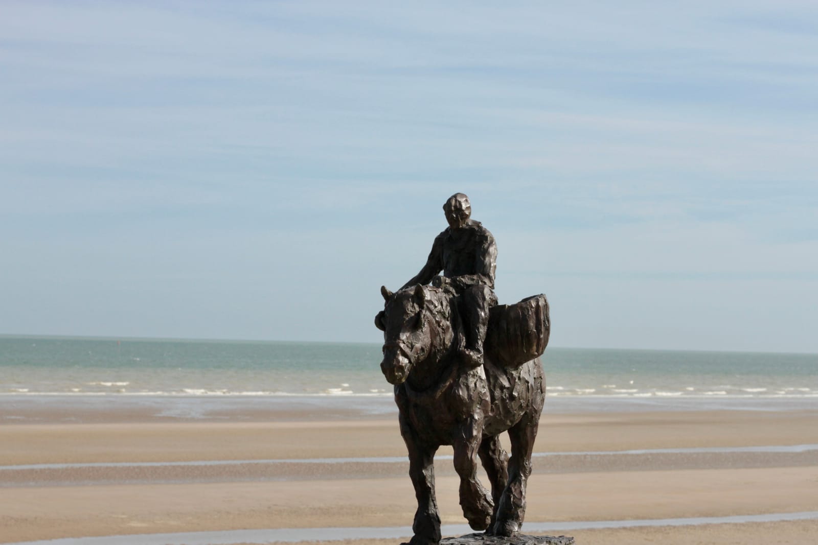 Roch Vandromme, Pêcheur à cheval, 2000