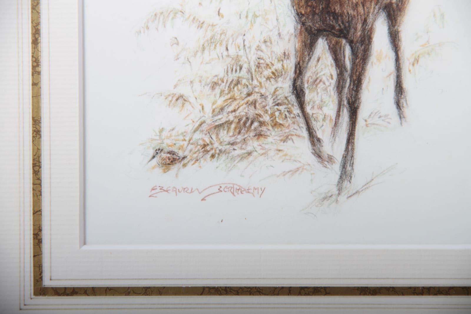 François Beaurin-Berthélemy, Cerf et bécasse