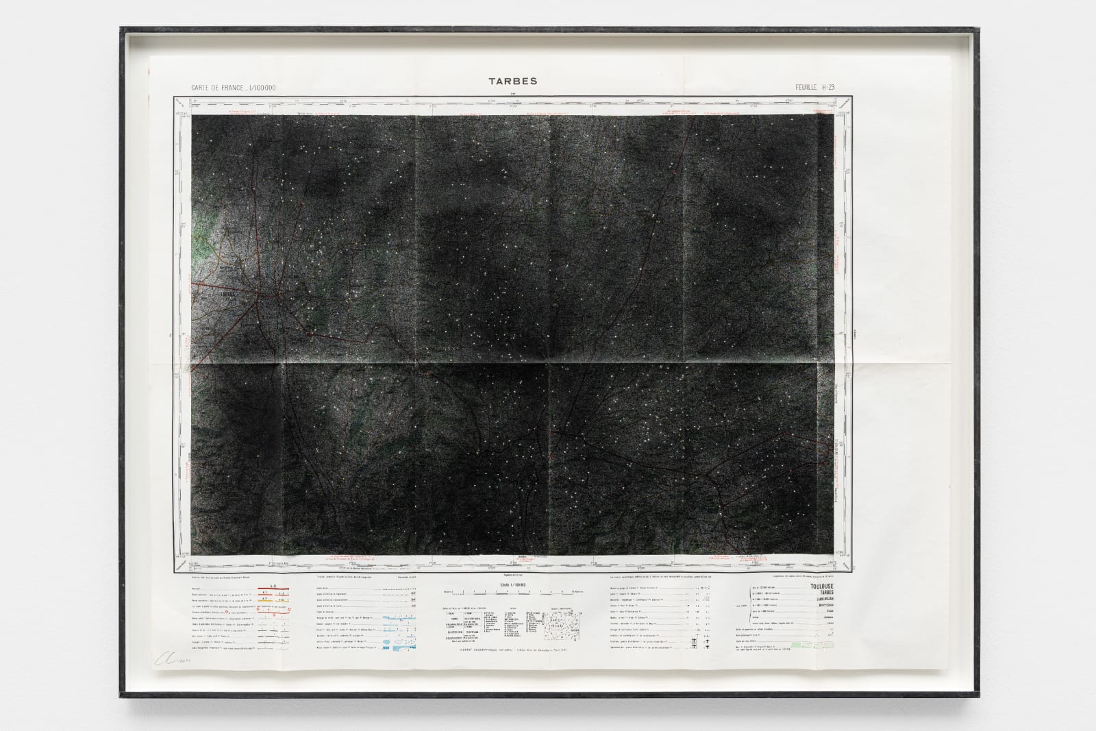 CAROLINE CORBASSON, Blackout Map (Tarbes), 2020
