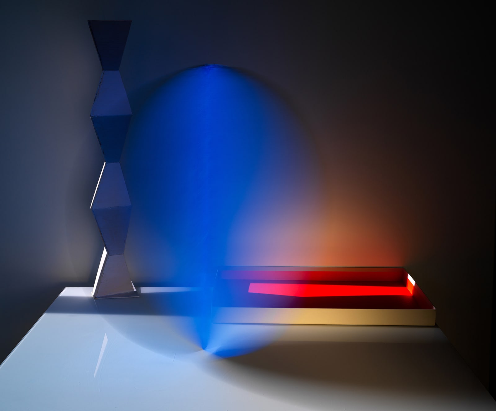KOKA RAMISHVILI, White, Blue and Red, 2020