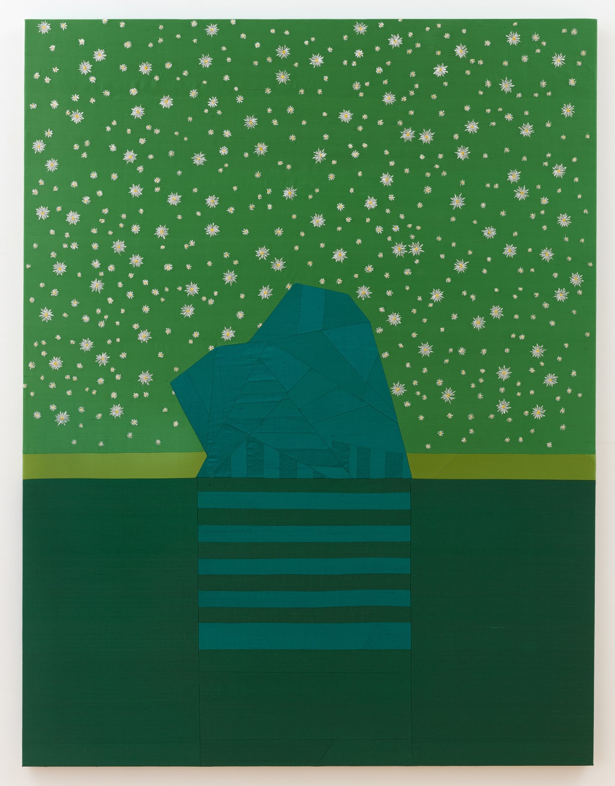 Angelo Filomeno, Daisies in the sky, 2022