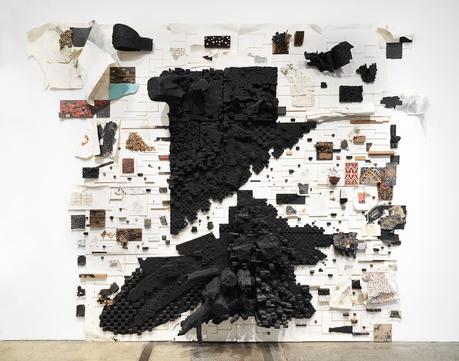 Leonardo Drew, Number 304, 2021