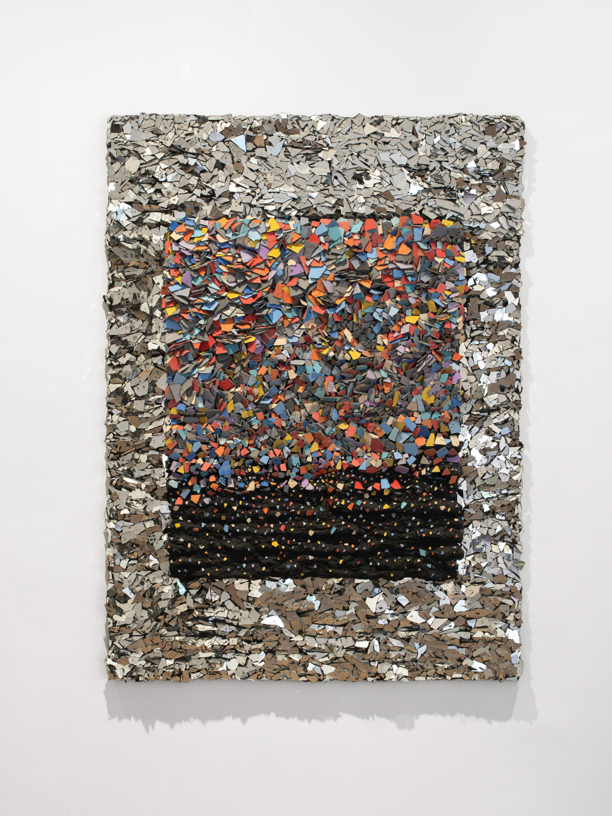 Leonardo Drew, Number 406, 2024