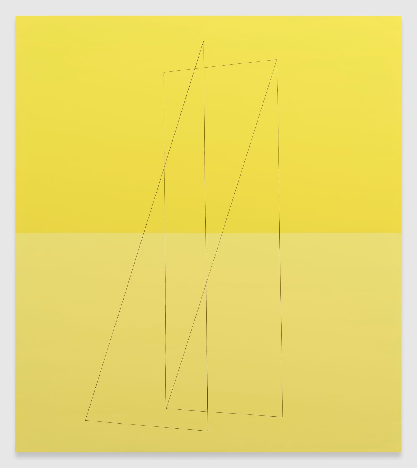 Kate Shepherd, Light Yellows, Triangles, 2024