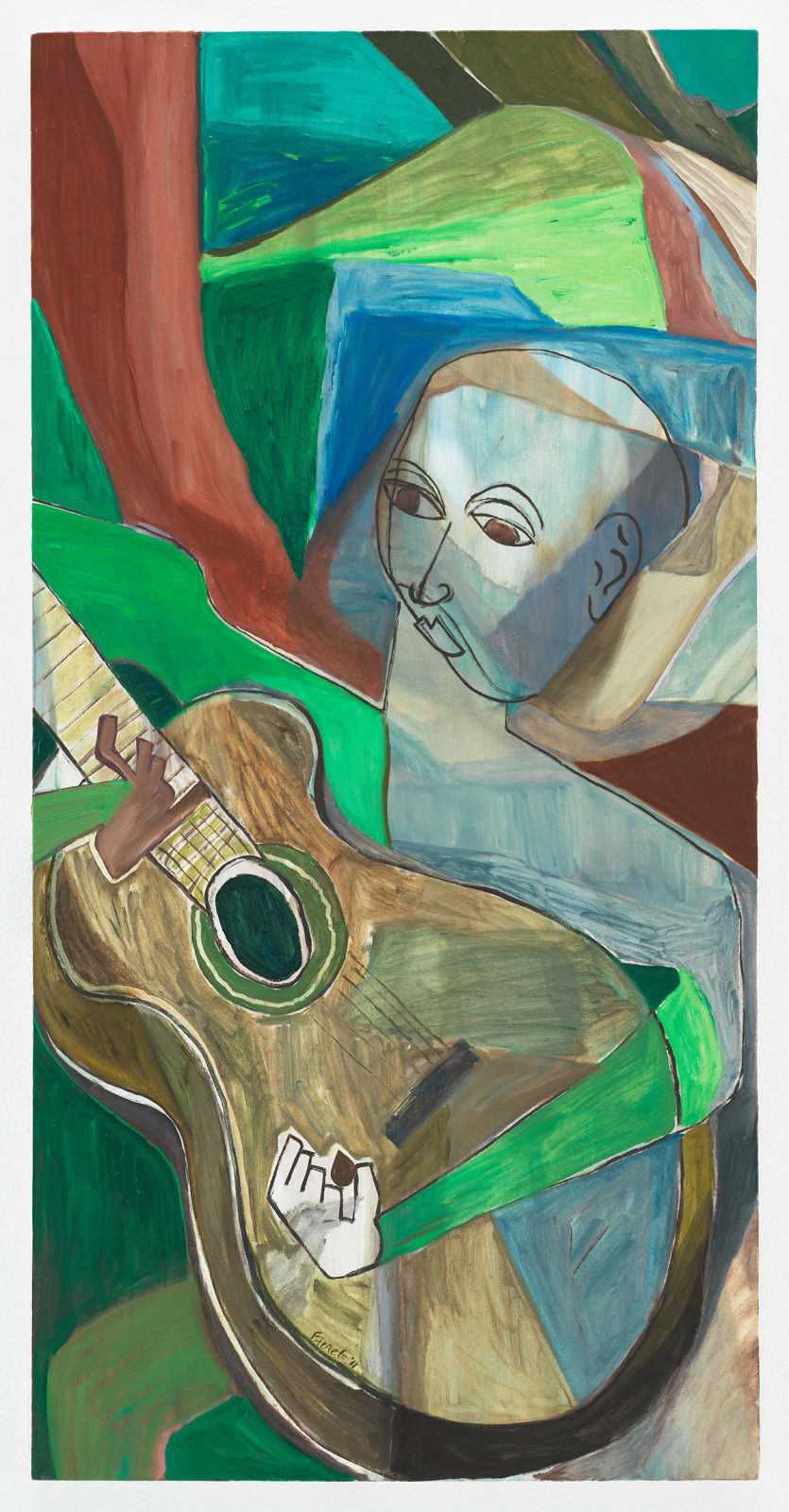 Ficre Ghebreyesus, Seated Musician IV, 2011