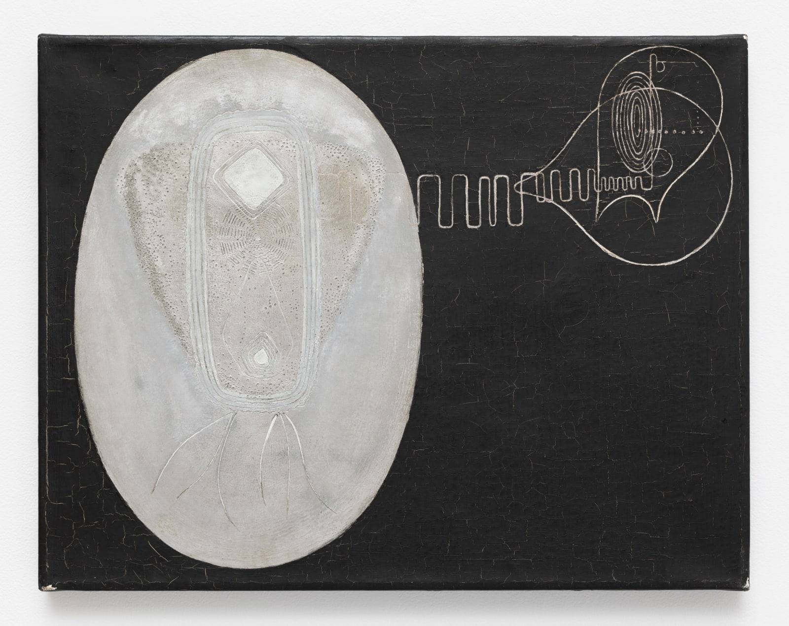 Elda Cerrato, Mineralización y Revitalización de Una a Otra Dimensión (Serie Entes Extraños. Epopeya del Ser Beta) [Mineralization and Revitalization from One Dimension to Another (Strange Beings Series. Epic of the Beta Being)], 1968