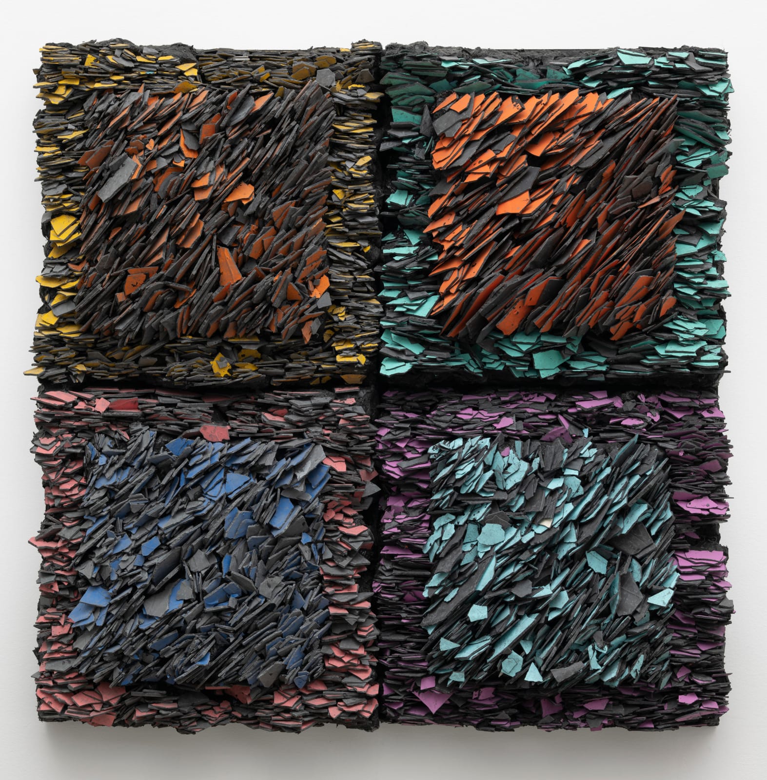 Leonardo Drew, Number 418, 2024