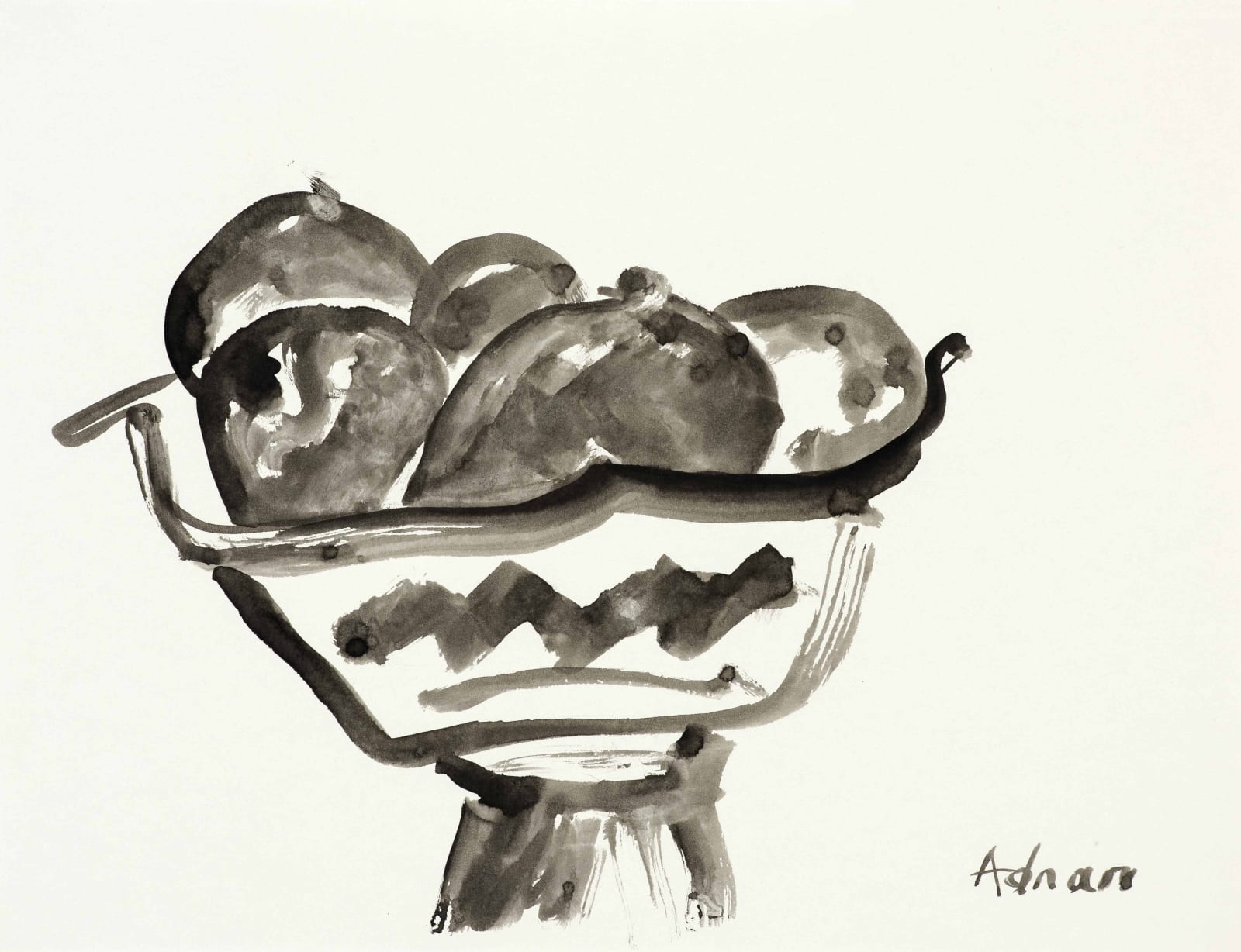 Etel Adnan, Untitled, 1991