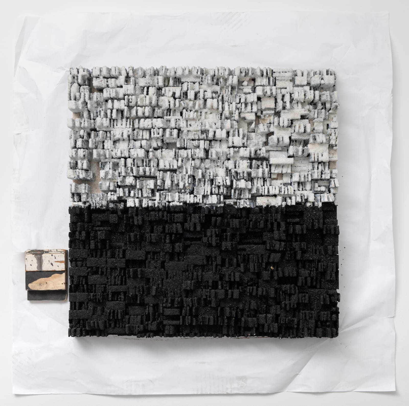 Leonardo Drew, Number 392D, 2024