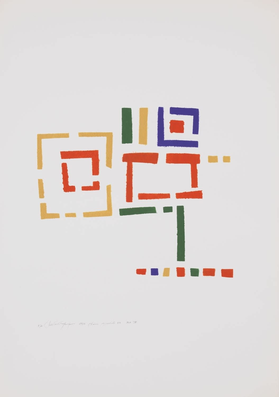 Mildred Thompson, Untitled (No #IV), 1973