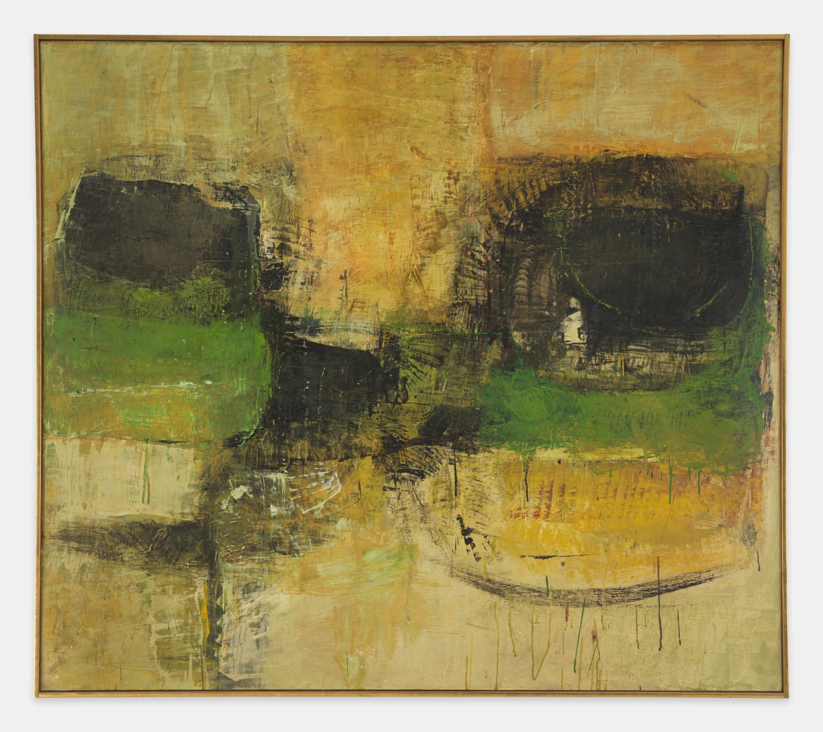 Sarah Grilo, Pines, Ochres and Green, 1963