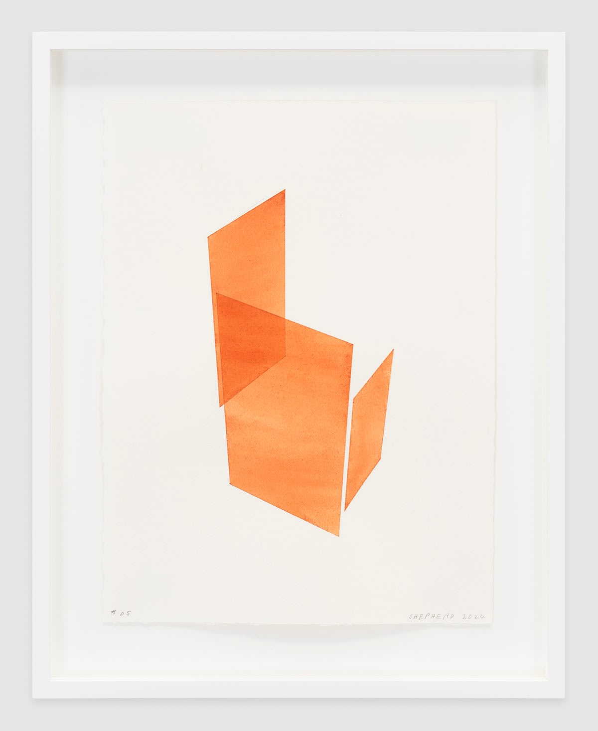 Kate Shepherd, Orange Chamber #05, 2024