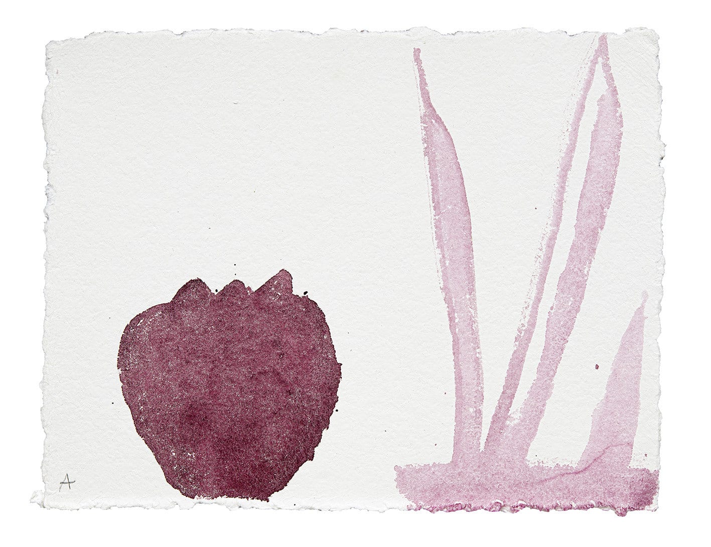 Etel Adnan, La couleur naturelle des cochenilles 3, 2019