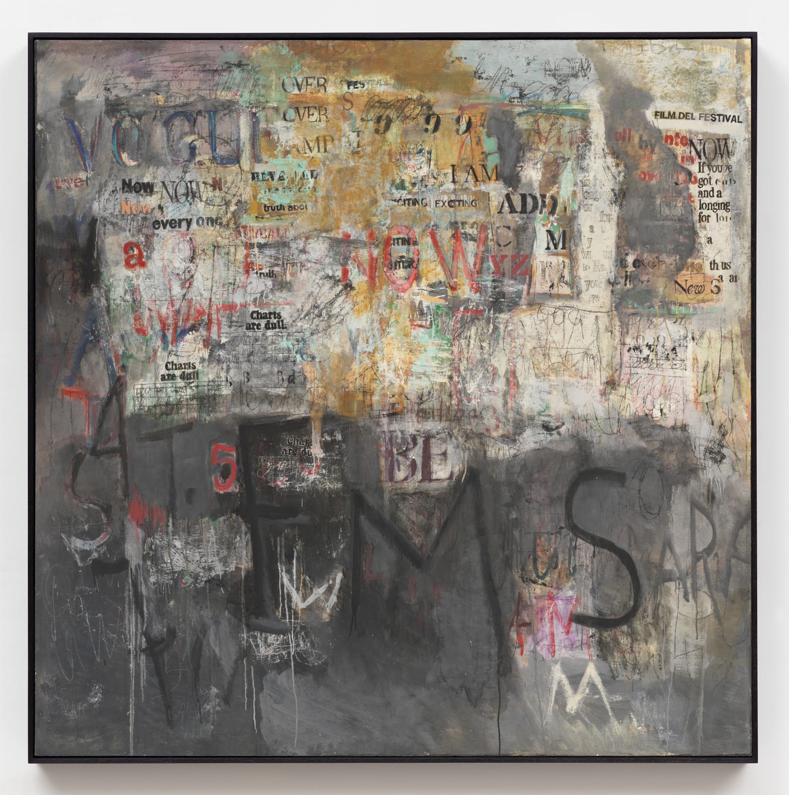 Sarah Grilo, Charts are dull, 1965