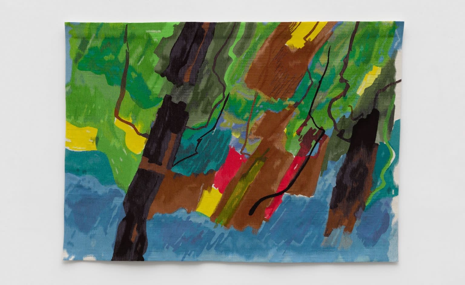Etel Adnan, Forêt, 2019