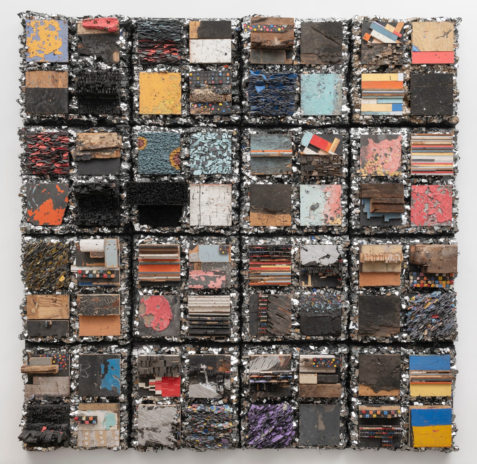 Leonardo Drew, Number 414, 2024