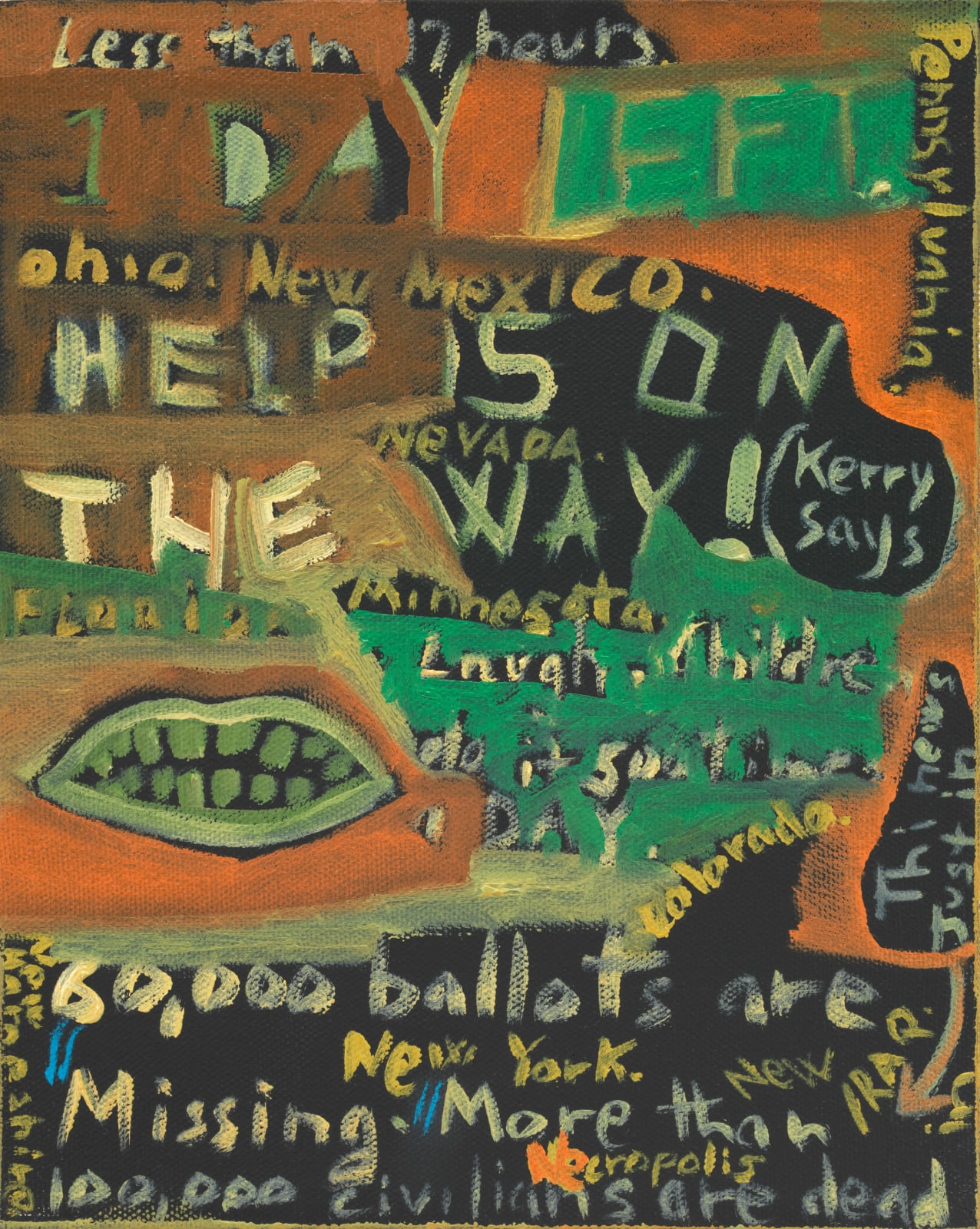 Ficre Ghebreyesus, Less Than 17 Hours (Election Day), c. 2004