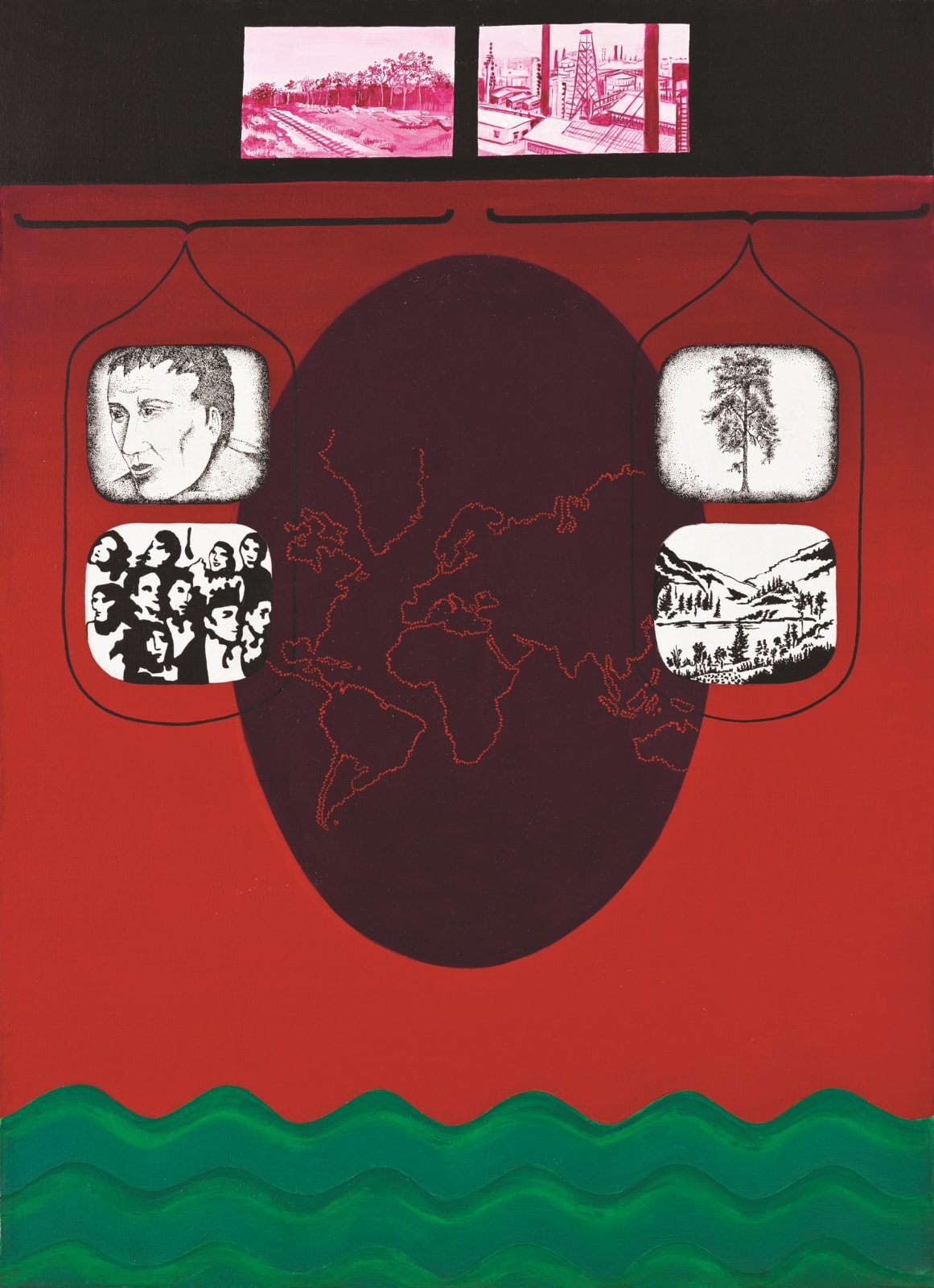 Elda Cerrato, Repertorio de los Sueños. El Sueño de la Naturaleza (Serie de la Realidad) [Repertoire of Dreams. The Dream of Nature (Reality Series)], 1976