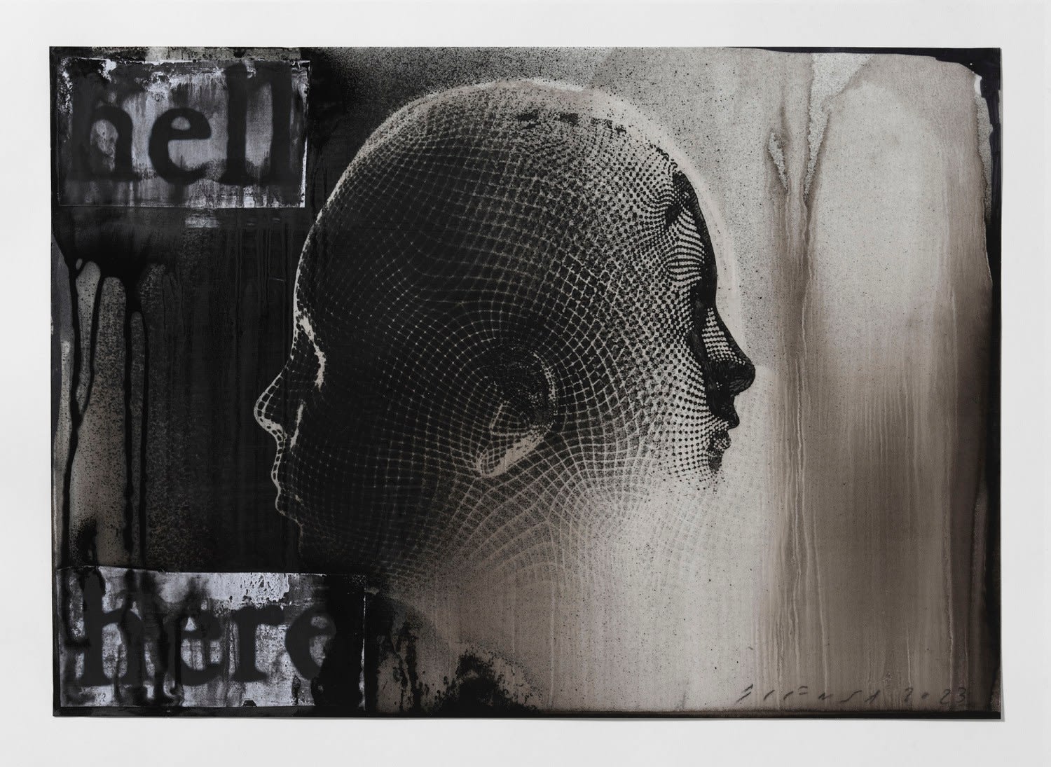 Jaume Plensa, HELL, HERE, 2023