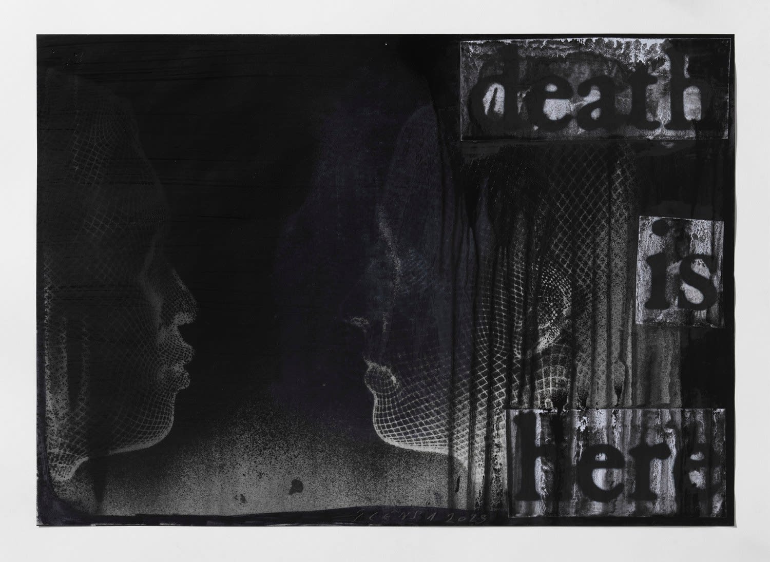 Jaume Plensa, DEATH IS HERE, 2023