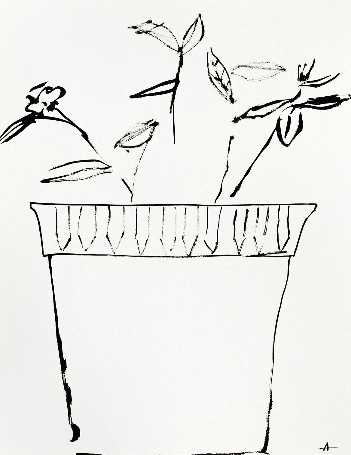 Etel Adnan, Fleurs V, 1989