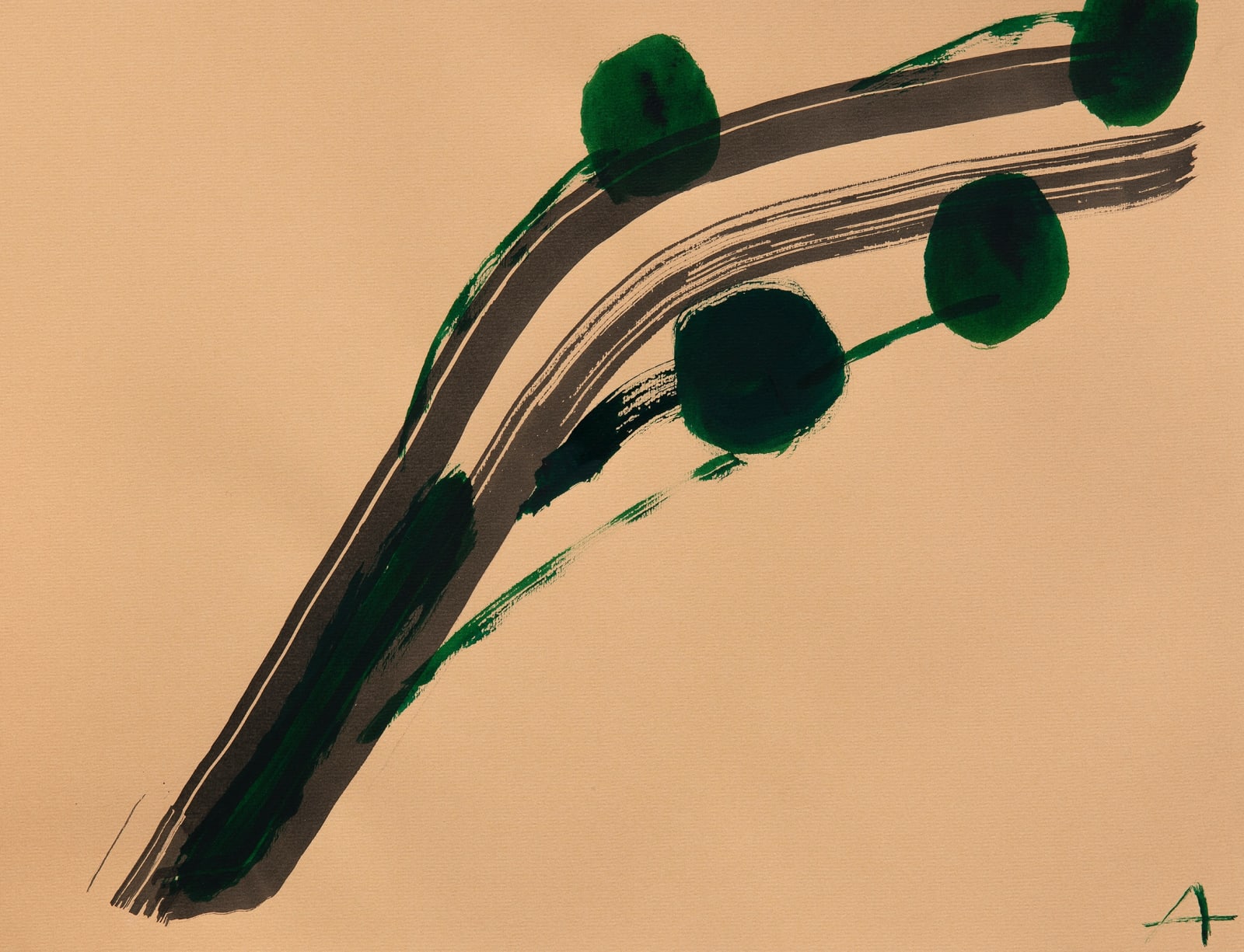 Etel Adnan, Arbre 1, 2019