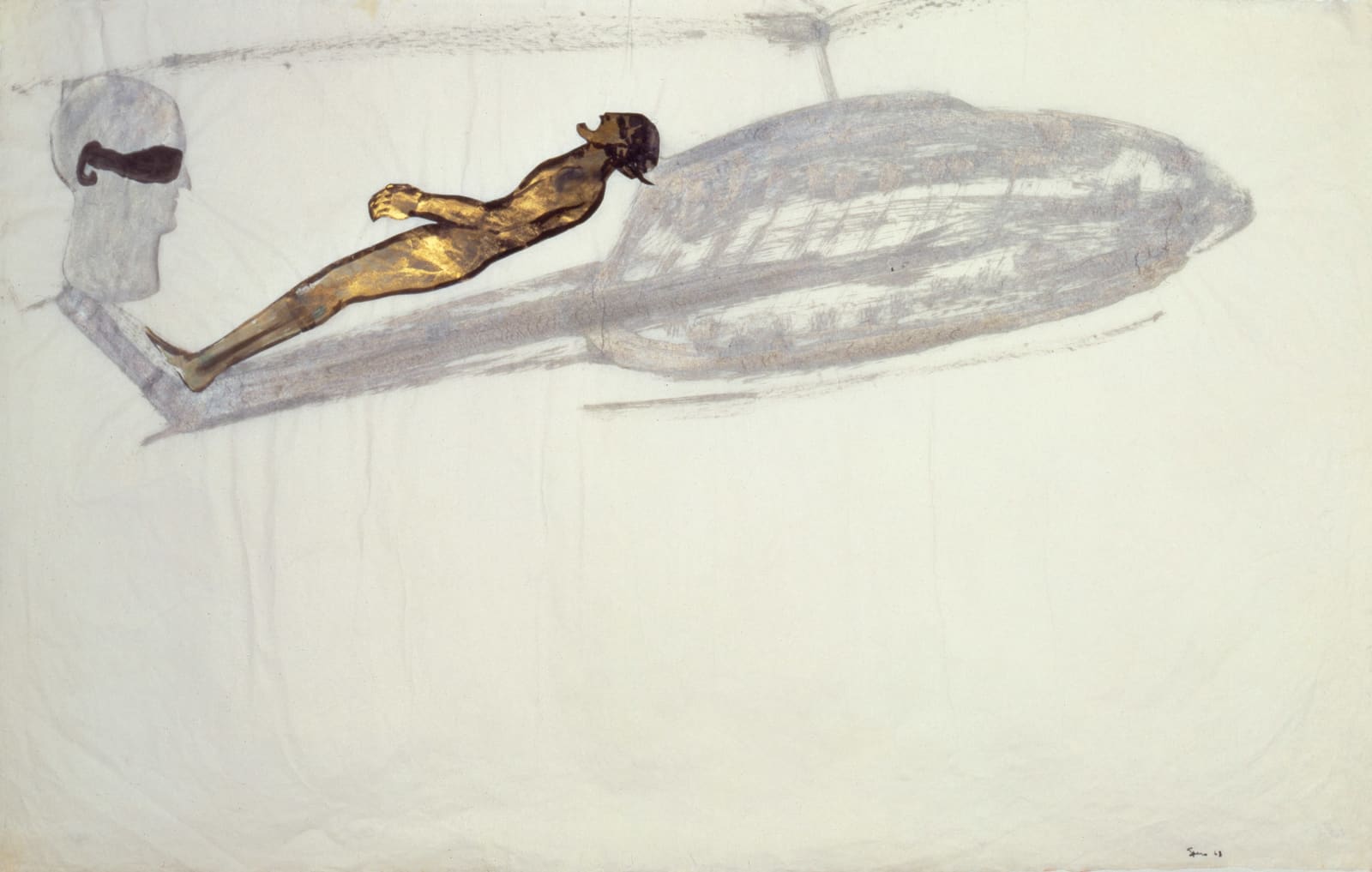 Nancy Spero, Pilot / Gunship, 1968