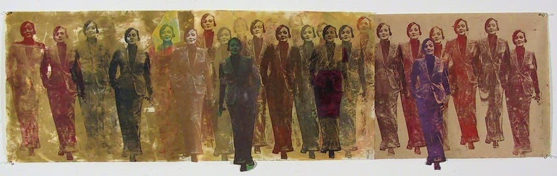 Nancy Spero, Marlene, 2002