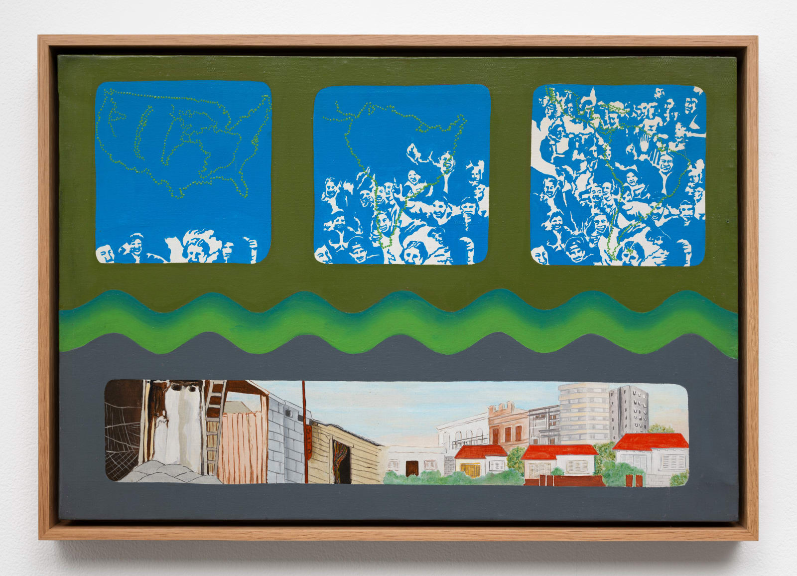 Elda Cerrato, Pasa lo mismo en el movimiento que en el mapa? [Does the same thing happen in movement as on a map?], 1976