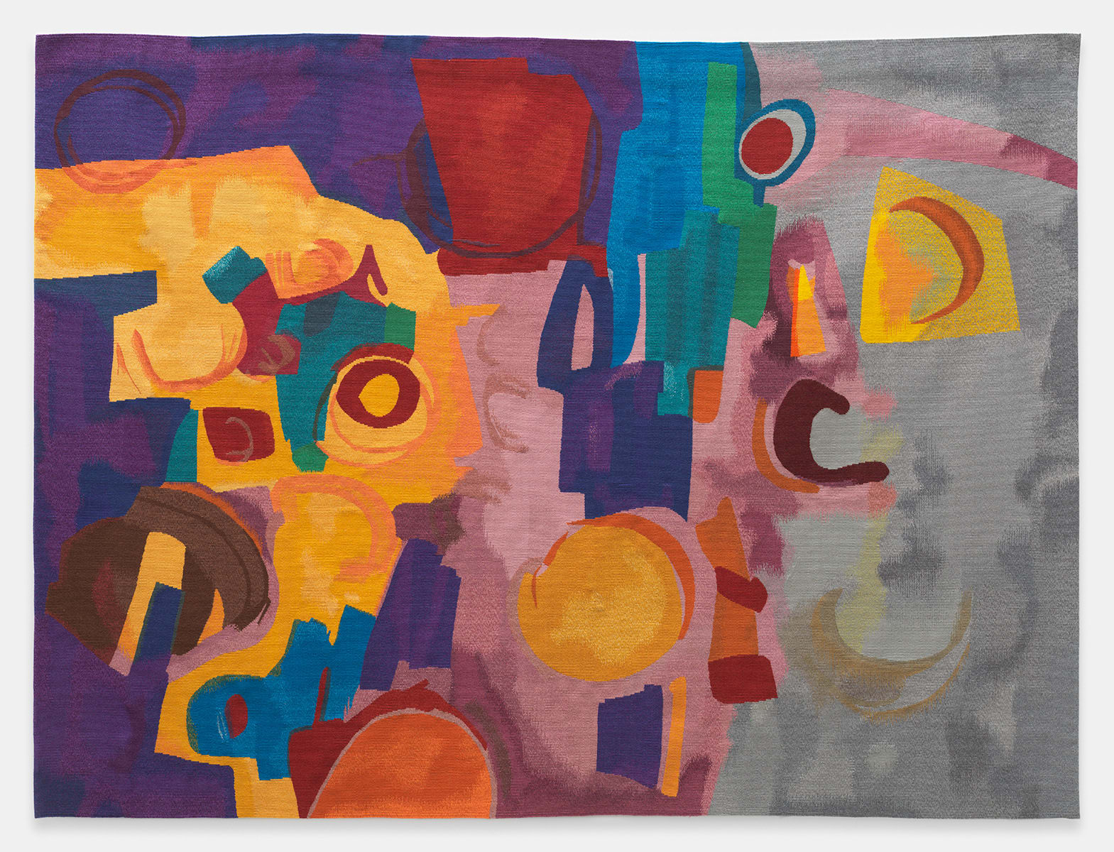 Etel Adnan, Défilé nocturne, 2017