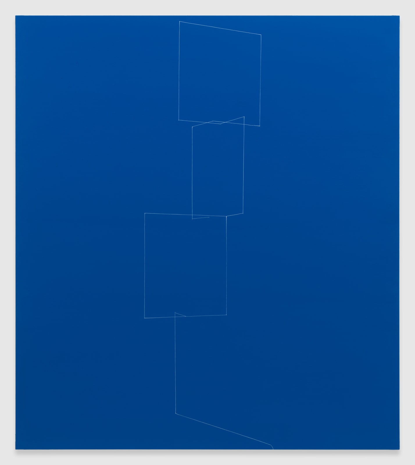 Kate Shepherd, Blue Paperclip with Tail, 2024