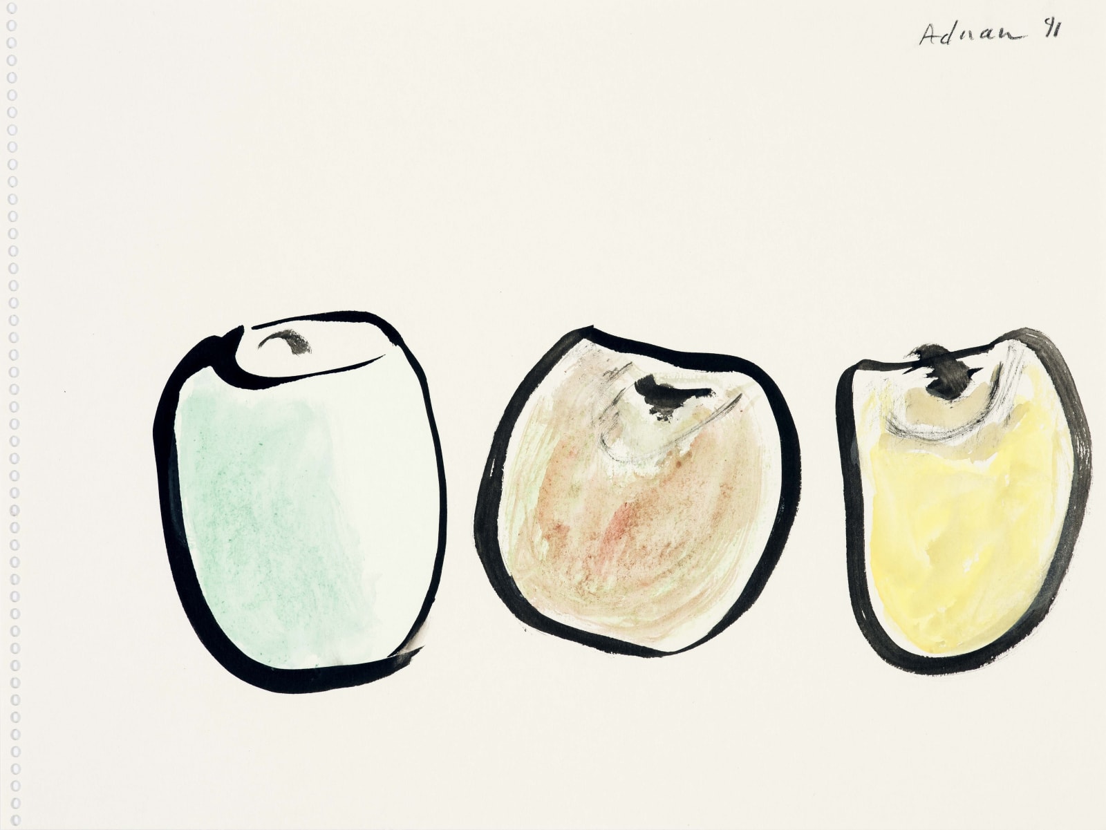 Etel Adnan, Untitled, 1991