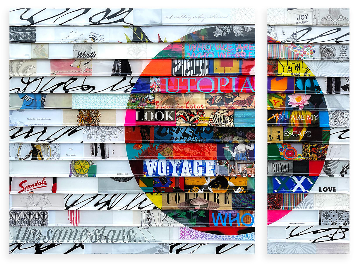 James Verbicky, Citta Samtana Diptych 325, 2024