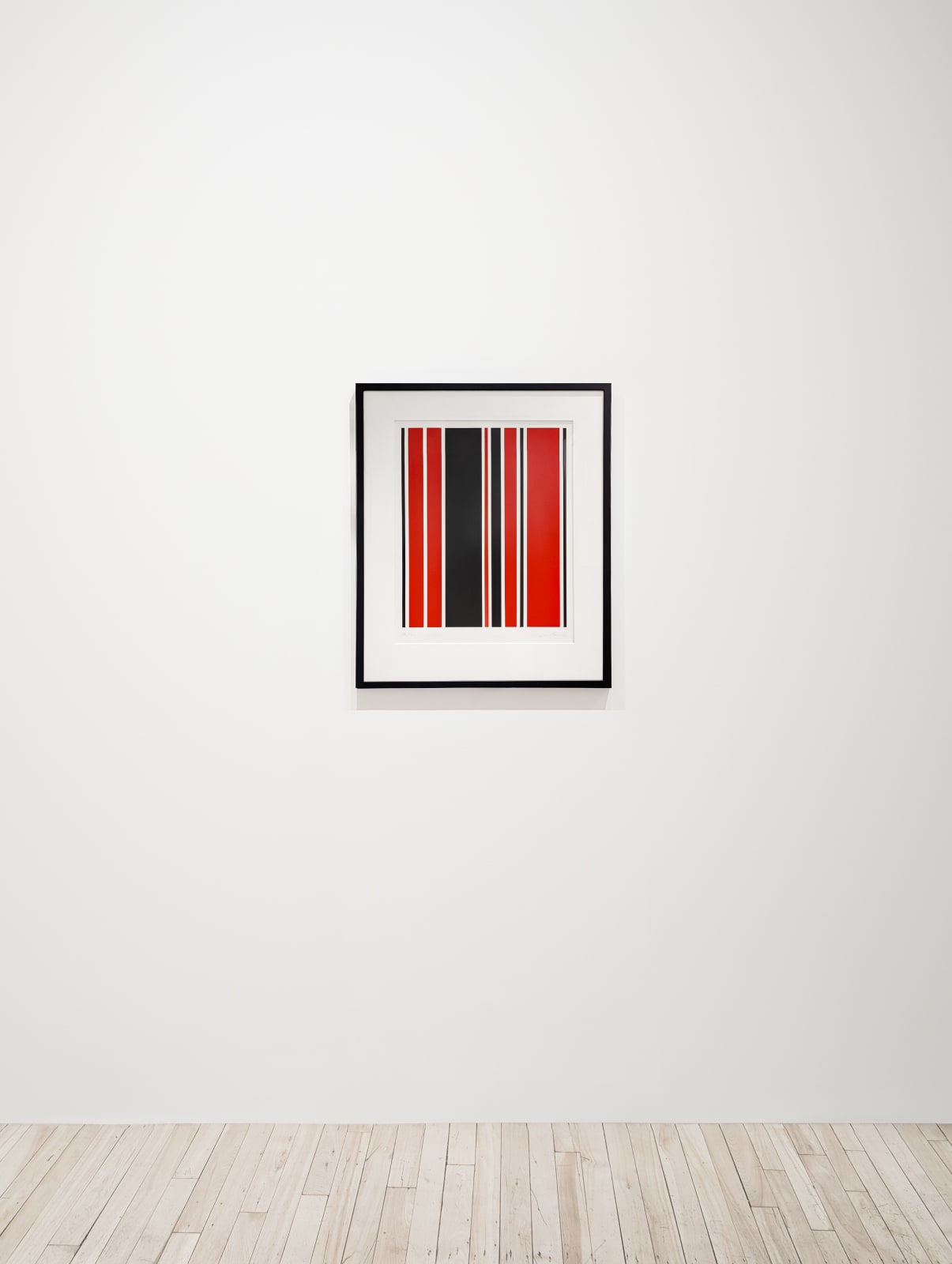 Guido Molinari, Asymétrie rouge et noire, 1967