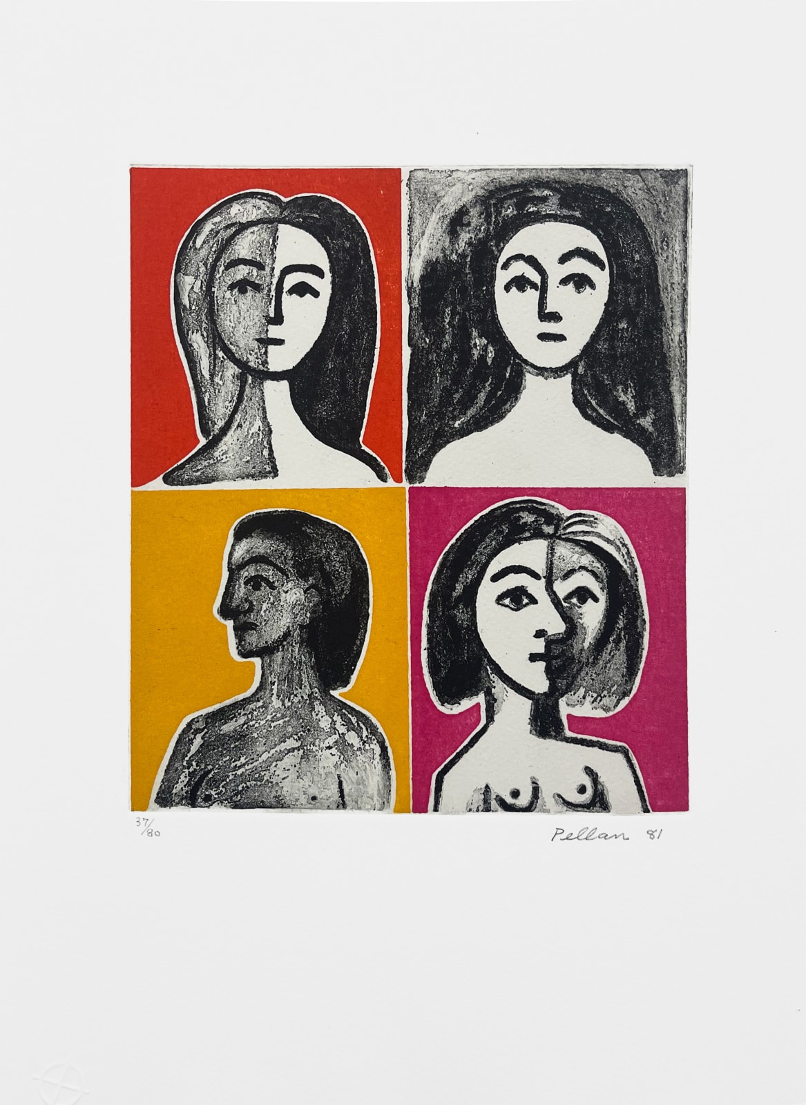 Alfred Pellan, Oui, si on lui racontait - extrait du livre d'artiste "Le Cirque Sacré", 1981