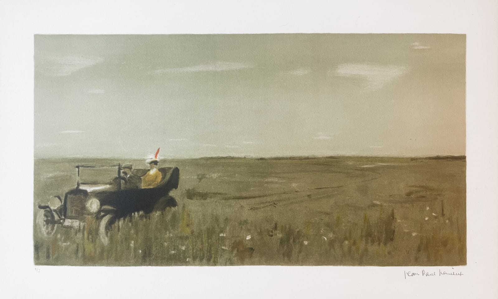 Jean-Paul Lemieux, L'arrivée de Mademoiselle - La Petite Poule d'Eau, 1971