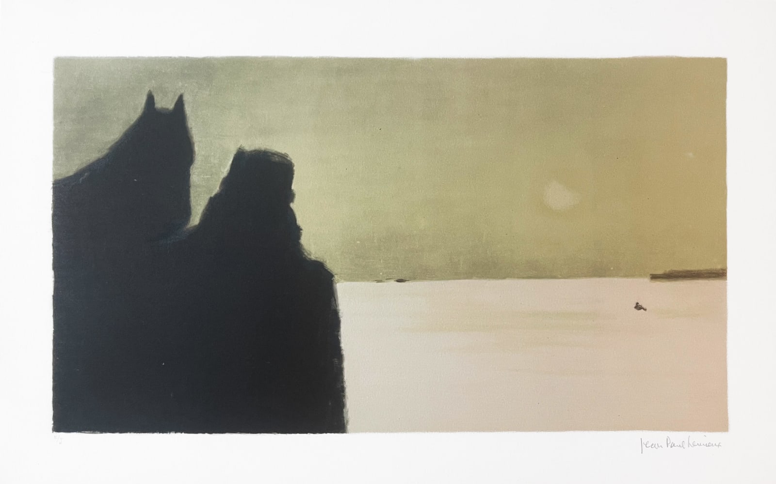 Jean-Paul Lemieux, le lac de la grande poule d'eau - La Petite Poule d'Eau, 1971