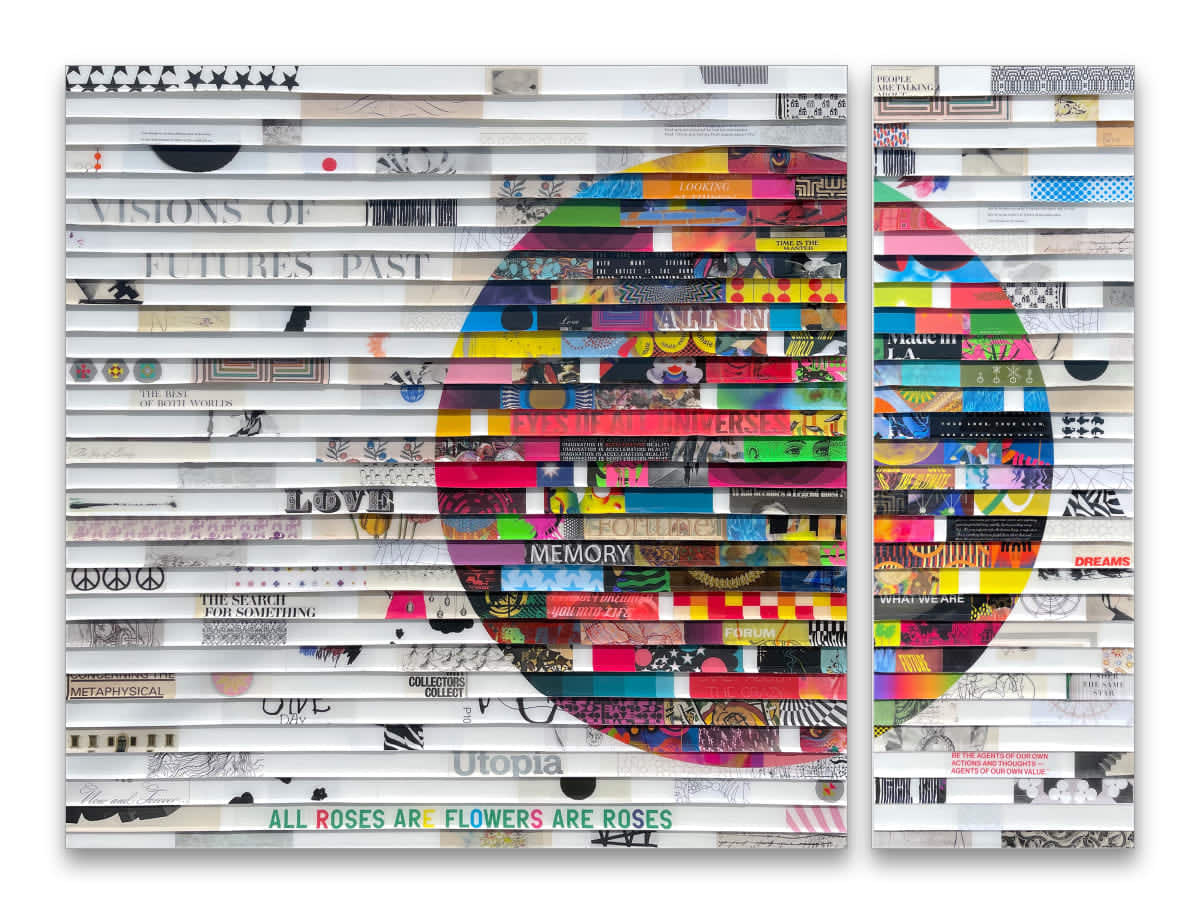 James Verbicky, Citta Samtana Diptych 311, 2022