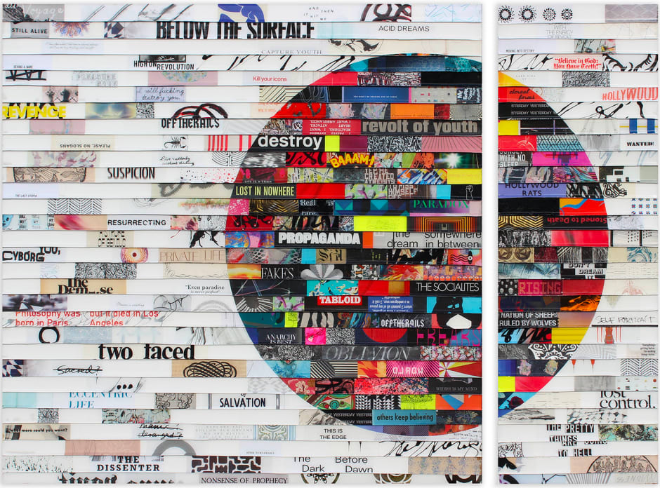 James Verbicky, Citta Samtana Diptych 279, 2021
