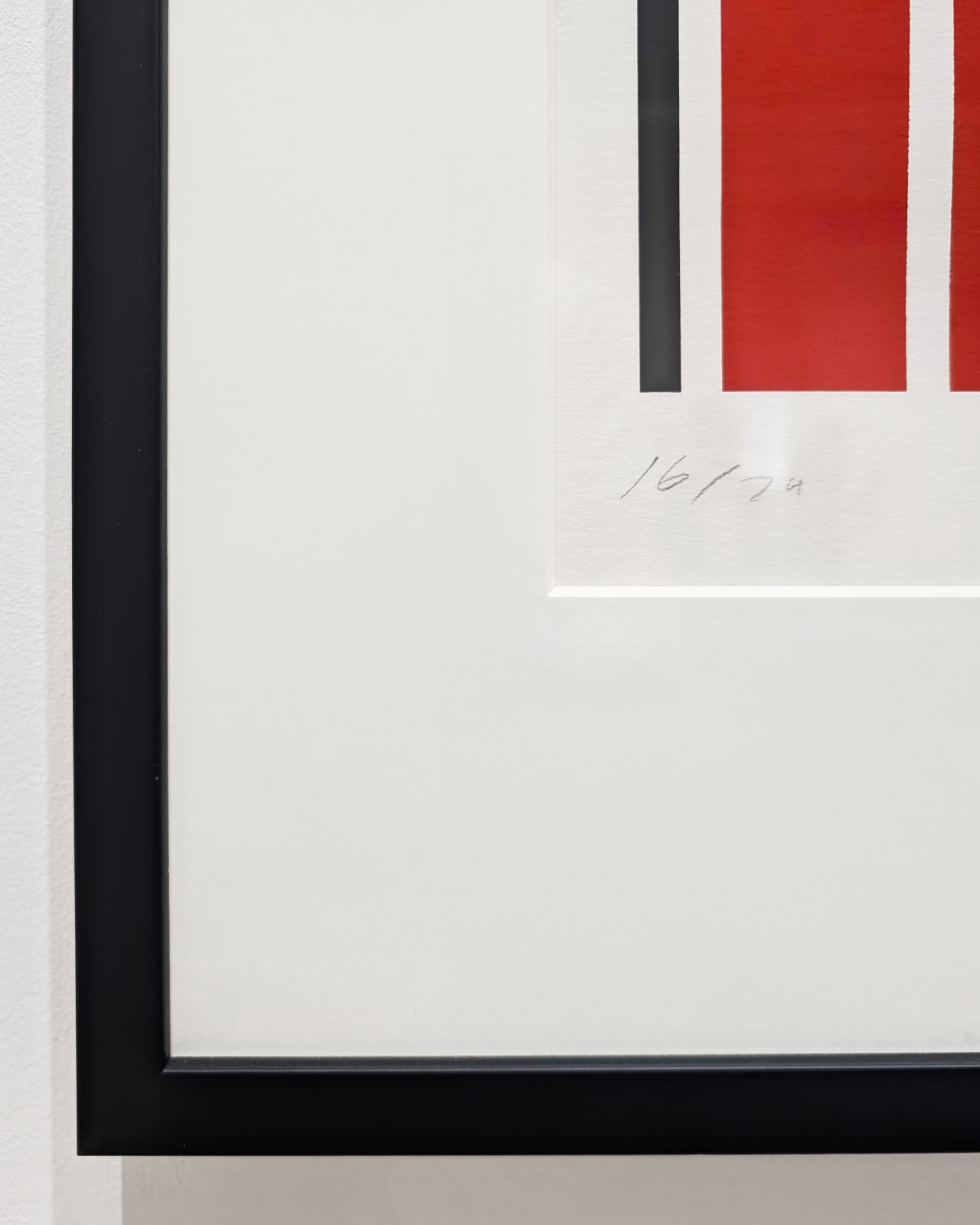 Guido Molinari, Asymétrie rouge et noire, 1967