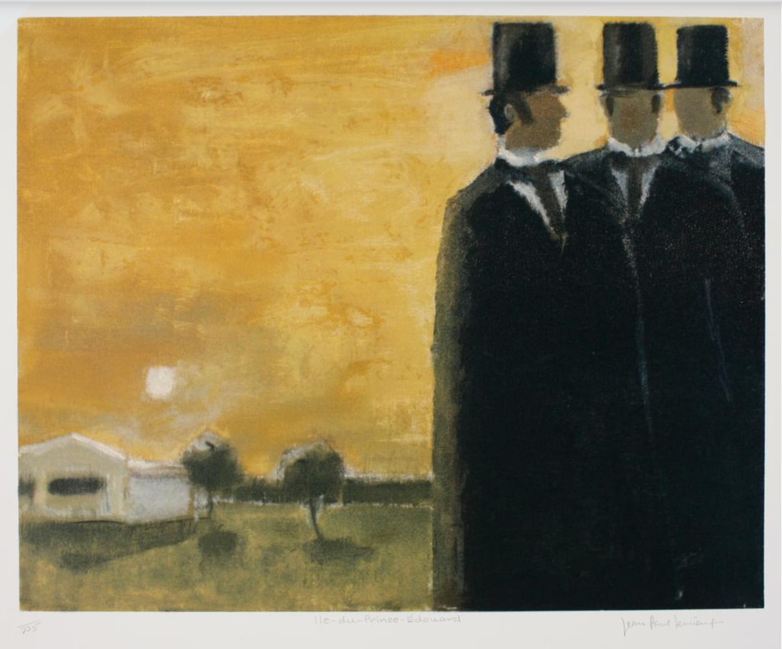 Jean-Paul Lemieux, Ile-du-Prince-Edouard, du livre illustré Canada-Canada, 1985