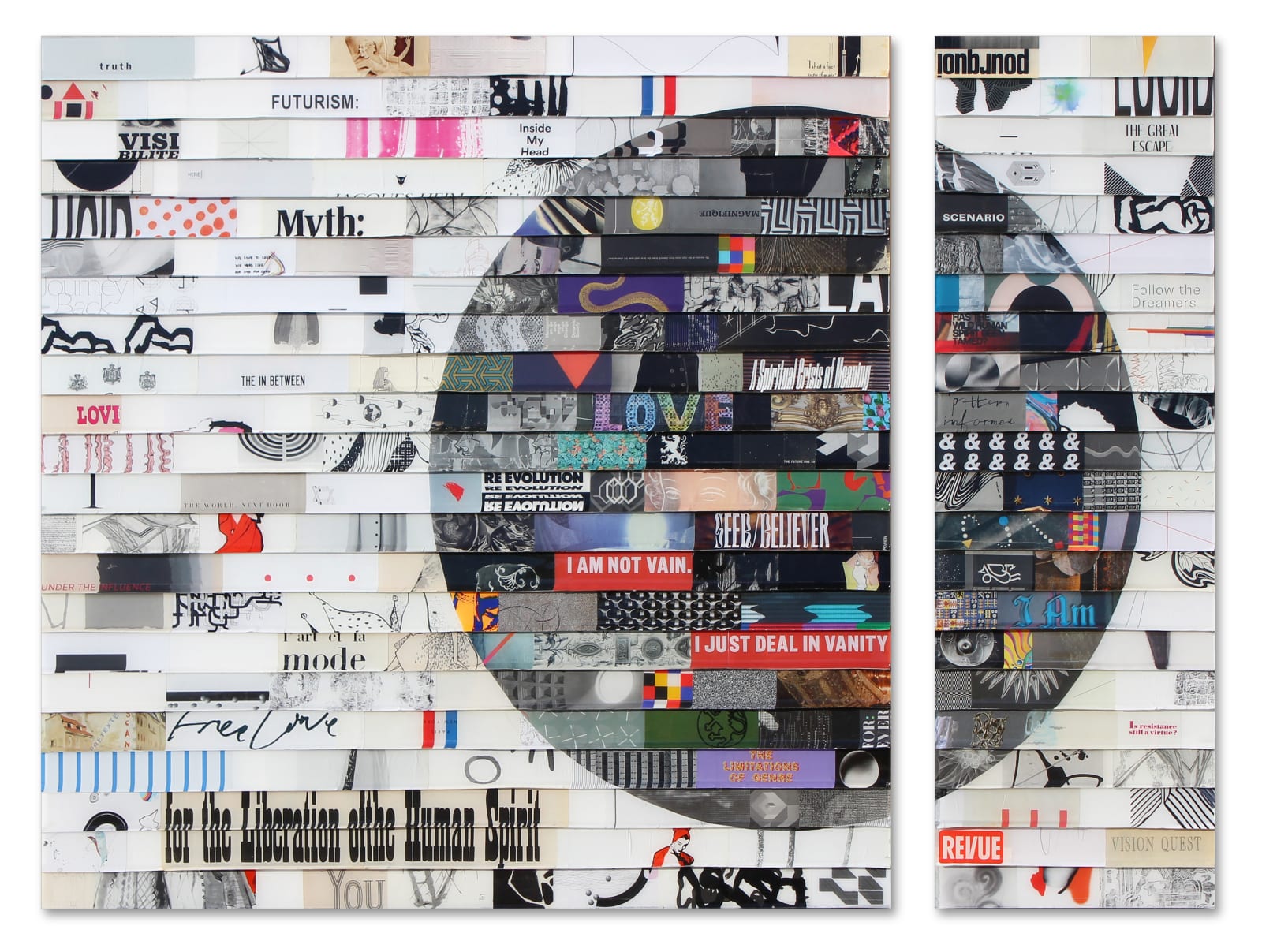 James Verbicky, Citta Samtana Diptych 218, 2018
