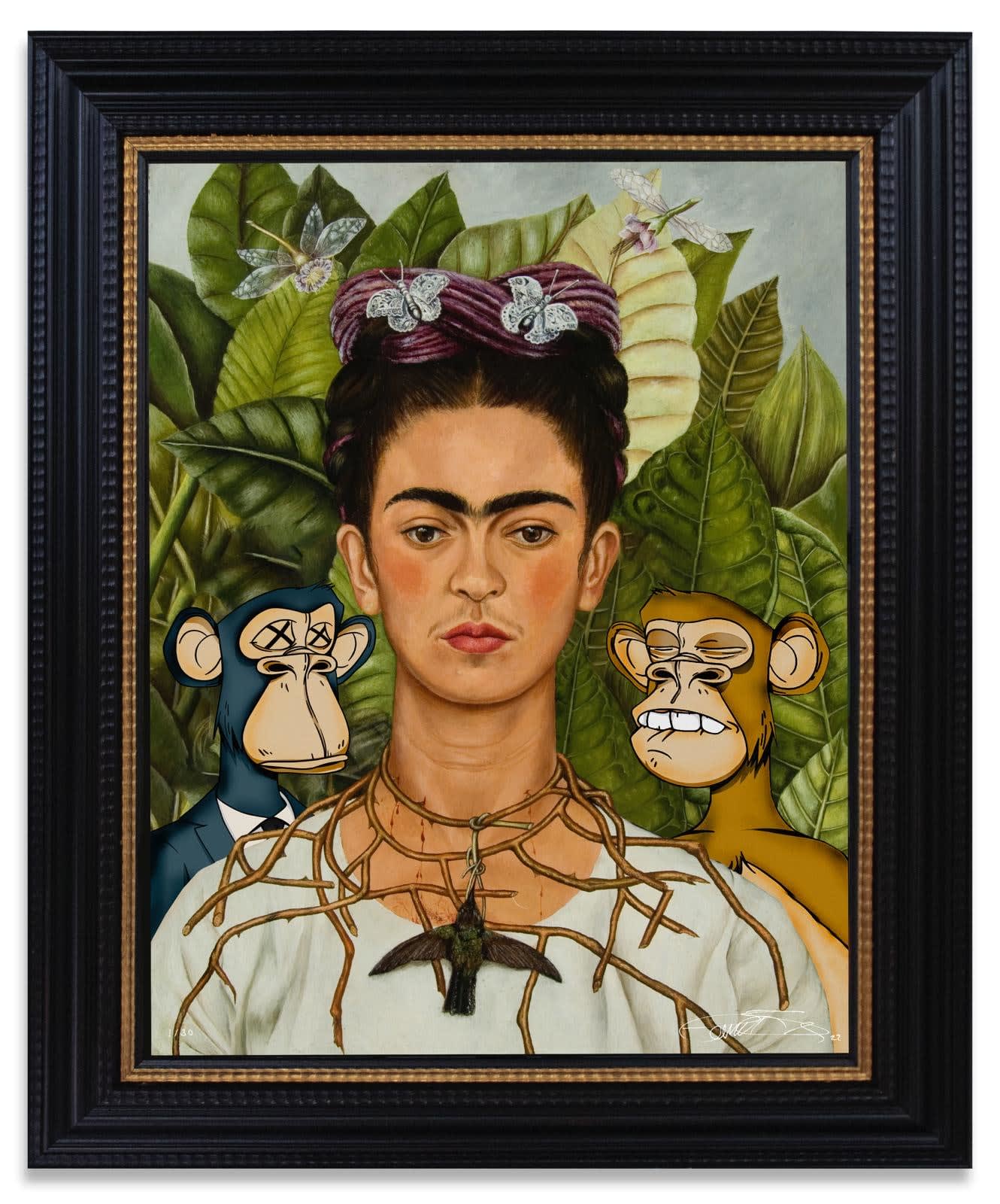 The Connor Brothers, Frida With Bored Apes, 2022